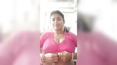 Gouthami reddy manthena removing blouse and bra showing nude milky boobs in bedr