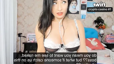 ASMR RolePlay House Cleaning and BOSS - POV Latin Big Ass Big Boobs ORAL