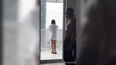 Meeti Kalher Balcony Fun With A Stranger