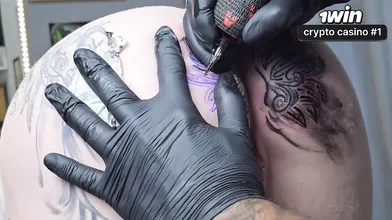 STARTING THE DAY WITH A CHANGE IN MY ANAL TATTOO 2