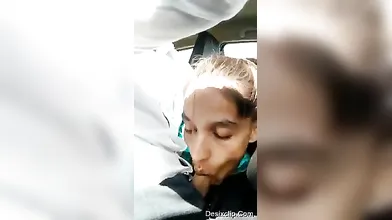 Desi Girl Bj In Moving Car