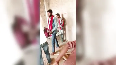 Desi Couples Caught Outdoor Area