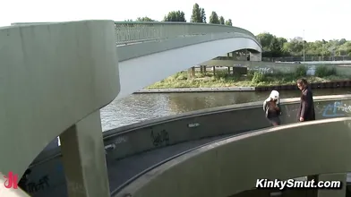 Wild Street Action With Sexy Susi And Zenza Raggi In Public Bondage Scenes