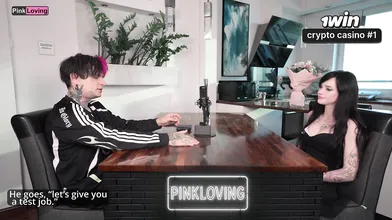 Pinkloving podcast with off the hook interview of splendid dame and porn starlet