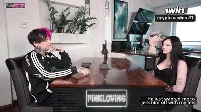 Pinkloving podcast with off the hook interview of splendid dame and porn starlet