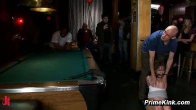 Sasha Knox Public Bar Tied Up Debauchery