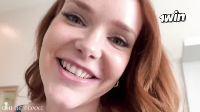 Sexy redhead in my room for an hour before my flight? Time enough for some super