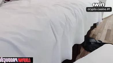 Busty platinum-blonde poking super-naughty | Sabrina Rabanne | Loupan Production