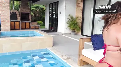 Outdoor blowjob from cool ebony, homemade porn with promiscuous Carla Morelli.