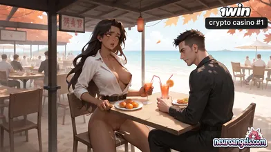 Spill Me, Sea: Black Dress Seduction at the Autumn Beach