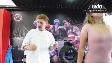 Fucking our trainer's hefty cock, Juliana Rose rides him hard.