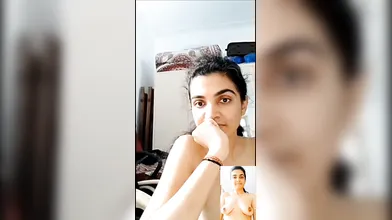 Indian housewife strips nude on webcam