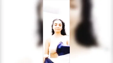 Indian housewife first time nude bathing on webcam