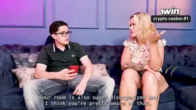 Mature blonde MILF rides ginormous man-meat on casting, nerd gets super-steamy i