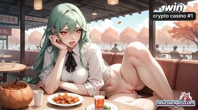 Milk-Splashed Diner Orgy: Emerald Goddess & Three Men