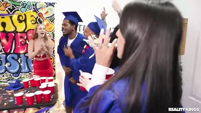 Graduation Gone Wild - Angel Youngs, Hailey Rose, Nina Nova, Krisk XXX, Rocket Powers - Malisa Moir