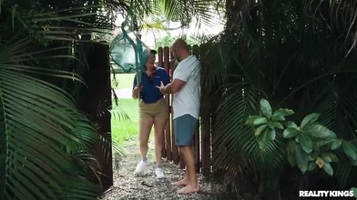 Poolgirl Finally Gives In And Fuck Her Ass! - Lauren Phillips