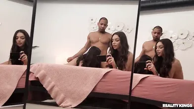 Interracial FFM - April Olsen And Jasmine Wilde