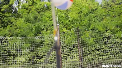 Volleyball Went Well With Zlata Shine And Her Beautiful Boobies