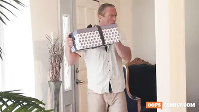 This stepdaddy's lil' whore is all natural, fun, and getting fucked stiff by his