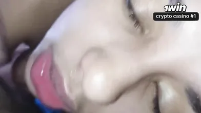 Facial handjob,easy creampie,cum facial,washed my face with sperm, enjoy sperm????