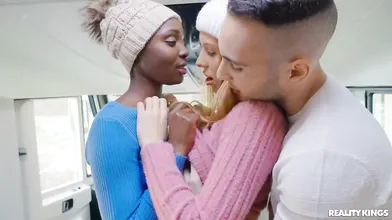 Sexy Influencers Road Trip And Fucking All Day - Zaawaadi,Holly Molly & Raul Costa