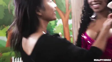 Camera Guy Takes Two - Kira Noir, Queenie Sateen, Hollywood Cash