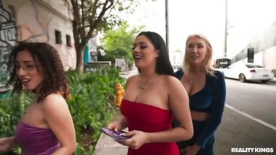 Party Promoters - Serena Santos, Kira Perez, Madison Blaze, Filou Fitt - Kyra Black