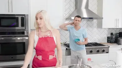 Kay Lovely Needs Help In The Cooking And Takes Johnny Love's Massive Shaft