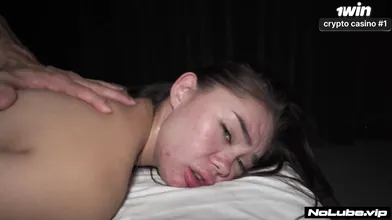 Submissive teenager honey climaxes loudly in extraordinary harsh romp with Asian