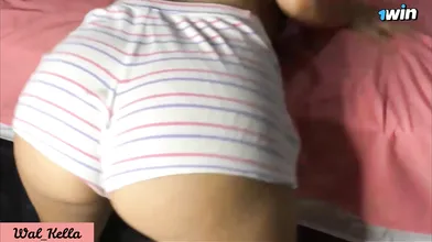 Sri Lankan cutie porked in public by owner - steaming gonzo porn!