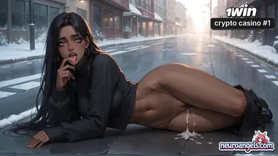 Sexy Business Suit Seduction on a Snowy Street - Naked Hardcore Orgy!