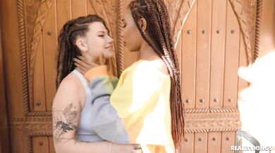 Interracial Busty Lesbians Having Sex When They've Vacation - Jenna Foxx, Indica Flower