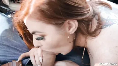 BBW Redhead Abigaiil Morris Fucks Anywhere She Wants