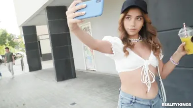 Sexy Influencer Marina Gold Picked Up On The Street - Jordi Jae