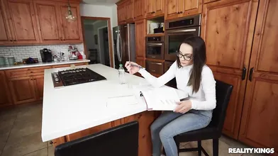 MILF And Boyfriend Caught Having Sex By Teen College Girl - London River, Small Hands, Aften Opal