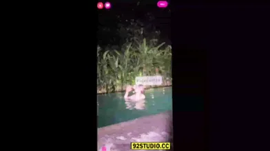 Aditi Mistry swimming pool video