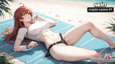 Sun-kissed beach fuck-a-thon with muscular guys and a naughty blue-haired bitch.