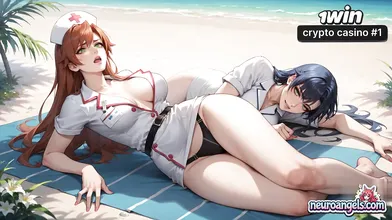 Sun-kissed beach fuck-a-thon with muscular guys and a naughty blue-haired bitch.