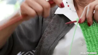 Grandma Catches Ricky Pounding Nicolette Shae!