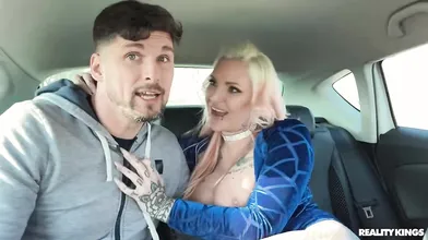 Wild & Tatted Alexxa Vice Wants Orgasm By The Road ASAP