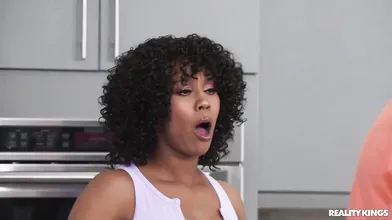 Caught With Cummy Feet - Misty Stone, Nicole Kitt , Austin Pierce