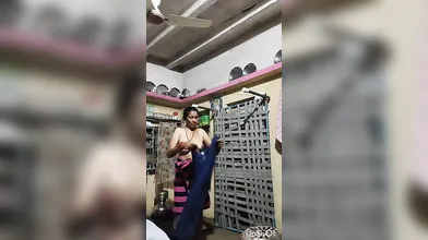 Indian mom nude spy video record by her son