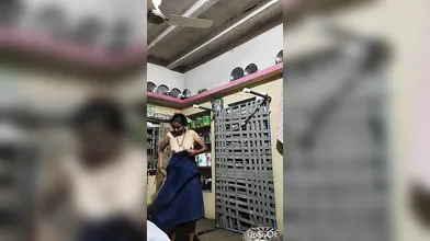 Indian mom nude spy video record by her son