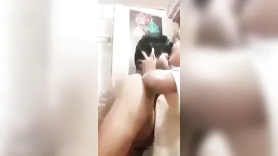 Indian Lovers Bathroom Fuck Hardcore