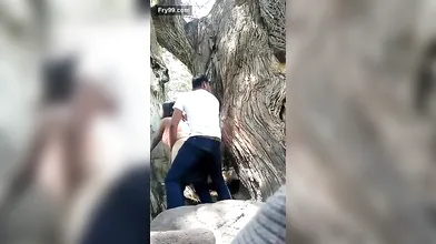 Indian Lovers Sneaky Outdoor Fuck (Quickie)