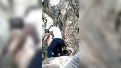 Indian Lovers Sneaky Outdoor Fuck (Quickie)