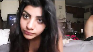 Desi Girl With White Cock