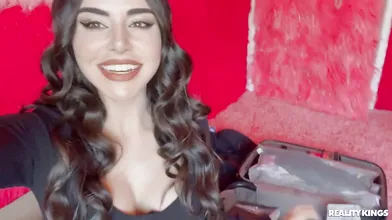 Suttin's Tight Cunt Gets Pumped Until She Squirts By The Pool