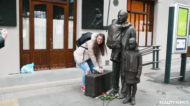 Lilly Bella And Taylee Wood Enjoy Sightseeing And Lesbian Sex In Prague
